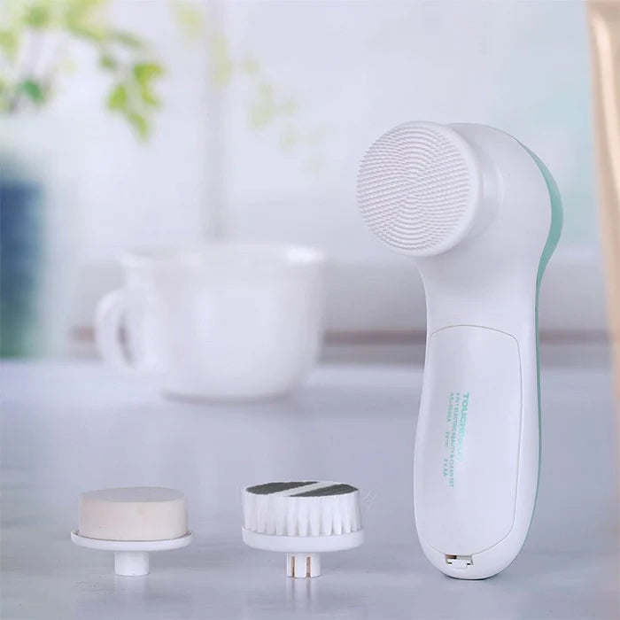 Electric Facial Cleanser Brush Set